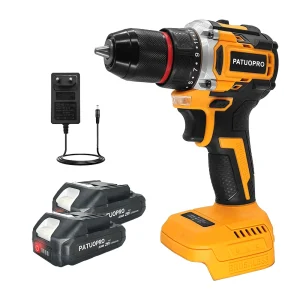 PATUOPRO 10MM trapano elettrico senza spazzole velocità regolabile 23 coppia trapano a batteria utensili elettrici domestici compatibile batteria Makita 18V