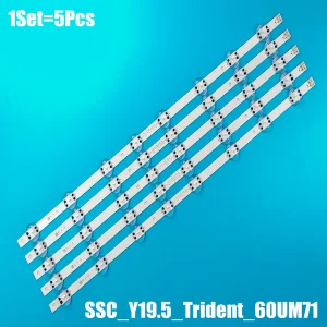 Striscia di retroilluminazione a LED per 60UN71006LB 60UM71007LB 60UM7100PLB 60UM6950 60UM6900DUB EAV 64732901   60UM71 60UM7270 LGIT_Y19_60UM71