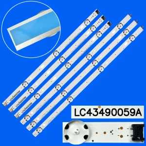 Striscia di retroilluminazione a LED per 43UJ635V 43UJ675V 43UK6300PLB 43UJ634V 43UJ630V 43UJ561V 43UJ655V LC 43490059 Un LC 43490058 Un 43UJ65_UHD