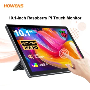 Monitor touch da 10.1 pollici per Raspberry Pi 5 4 3 IPS 1920*1200 Supporto schermo per PC portatili Raspi Orange Banana Mini PC