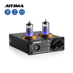AIYIMA HiFi Vacuum 6 a2 Tube MM Phono preamplificatore giradischi in vinile Stereo Tube preamp amplificatore giradischi Phonogra