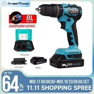 Nuovo motore Brushless 21V Mini trapano di ricarica a percussione a mano senza fili per Makita cacciavite elettrico a batteria agli ioni di litio