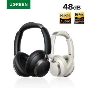 UGREEN Studio Pro 48dB ANC Cuffie wireless Over Ear Auricolari Bluetooth Cancellazione attiva del rumore LDAC ad alta risoluzione 120 ore di riproduzione