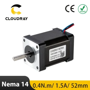 Cloudray Nema 14 Motore passo-passo bifase ad anello aperto 35 mm 0,4 Nm 1,5 A per stampante 3D CNC fai da te