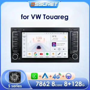 Autoradio Android per Volkswagen VW Transporter Touareg Car Stereo Multimedia Player CarPlay GPS 2 DIN Screen Som Automotivo