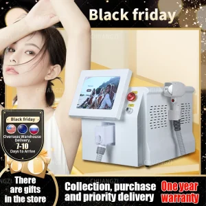 La più recente macchina per la depilazione laser a diodi da 3000 W a 3 lunghezze d’onda 755/808/1064 nm – Epilatore indolore con testa di raffreddamento portatile