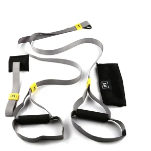 Cinghie per Allenamento Sospeso Portatili, Attrezzatura Fitness Resistente, Cinghia TRX per Allenamento Completo del Corpo, Corda per Trazioni