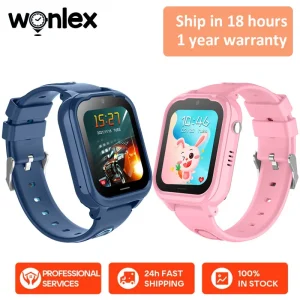 Wonlex Smart Phone Watch Bambini 4G GPS WiFi Monitor Tracker Videochiamata Chat vocale SOS Aiuto KT28 Vibrazione Bambini Smart Watch