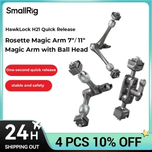 SmallRig HawkLock H21 Braccio magico con rosetta a sgancio rapido 11″ / 7″ / Braccio magico a sgancio rapido con testa a sfera Carico 3 kg