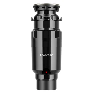 Smaltimento dei rifiuti ad avanzamento continuo con riduzione del suono, tritarifiuti alimentari da 1/2 HP con sistema di macinazione in acciaio inossidabile