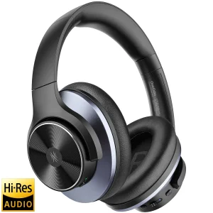 Oneodio A10 ANC Cuffie Bluetooth wireless Audio ad alta risoluzione Cuffie ibride con cancellazione attiva del rumore con microfono Tipo C Ricarica rapida