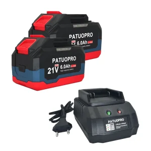 PATUOPRO 18V 21V 2.0 4.0 6.0Ah Batteria al litio ricaricabile per Makita 18v Utensili elettrici Cordless Sega Trapano Smerigliatrice Ventilatore Chiave