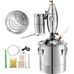 SucceBuy 20L-70L Distillatore di Alcol Macchina Attrezzatura per la Birra di Birra Vino FAI DA TE Apparecchio Moonshine Dispenser Kit Elettrodomestico
