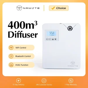 NAMSTE Diffusore di Aroma Per La Casa Deodoranti Spruzzatore Professionale Hotel Diffusore di Fragranze Camera Macchina di Aroma Intelligente Grande Camera