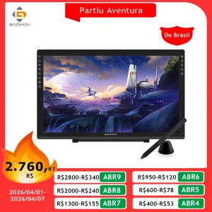 Tavoletta grafica GAOMON PD2200 Display con penna e schermo antiriflesso da 21,5 pollici per disegnare con 8 tasti di scelta rapida Supporto regolabile per guanti